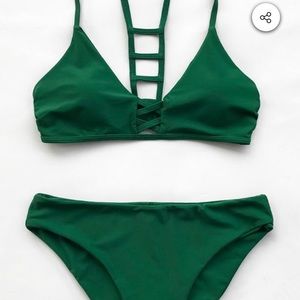 Green bikini